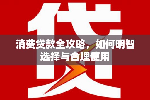 东昌府消费贷款全攻略，如何明智选择与合理使用