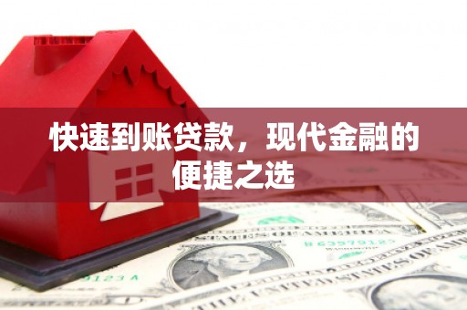 东昌府快速到账贷款，现代金融的便捷之选