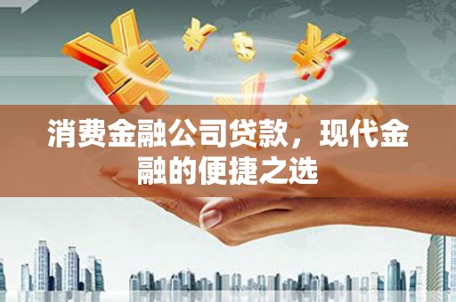 东昌府消费金融公司贷款，现代金融的便捷之选