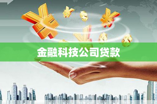东昌府金融科技公司贷款
