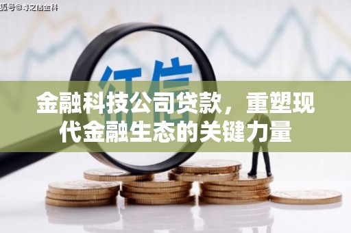东昌府金融科技公司贷款，重塑现代金融生态的关键力量