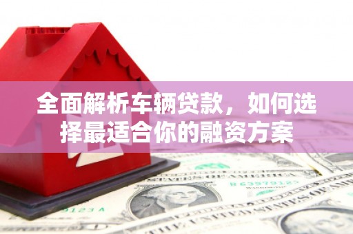 东昌府全面解析车辆贷款，如何选择最适合你的融资方案
