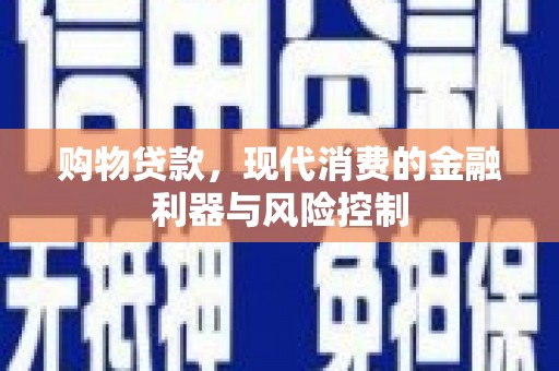 东昌府购物贷款，现代消费的金融利器与风险控制