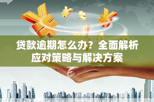 东昌府贷款逾期怎么办？全面解析应对策略与解决方案