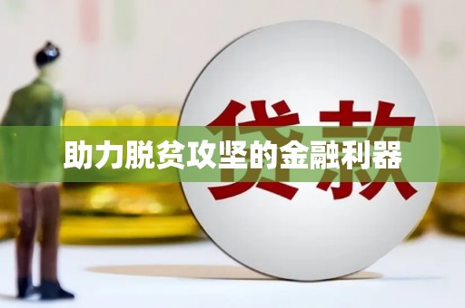东昌府助力脱贫攻坚的金融利器