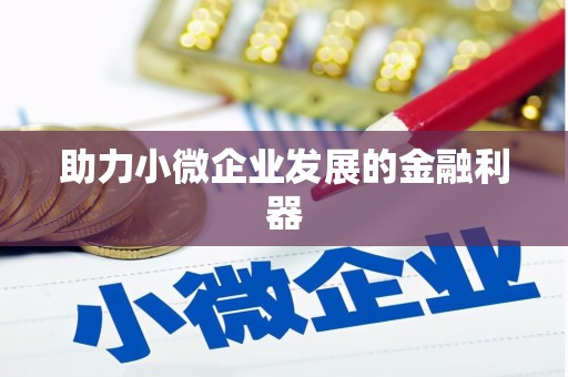 东昌府助力小微企业发展的金融利器