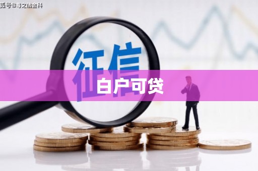 东昌府白户可贷