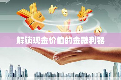 东昌府解锁现金价值的金融利器